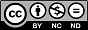 Creative Commons Attribution-NonCommercial-NoDerivatives
